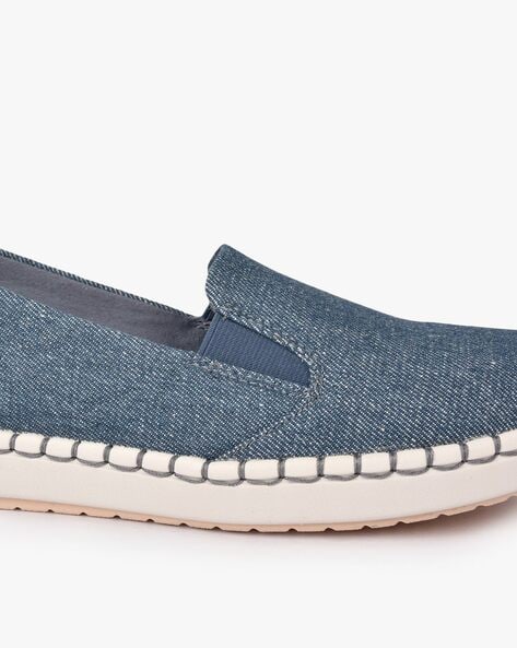 Clarks denim outlet shoes