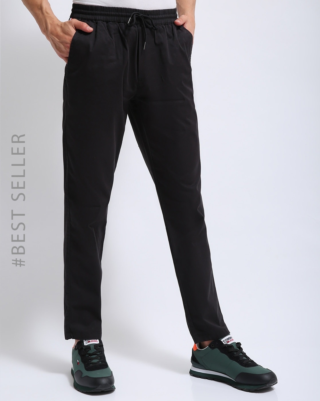 Buy Polo Ralph Lauren Black Casual Trousers Online - 429117 | The Collective