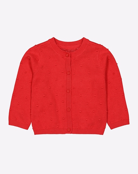 Mothercare Swiss Dotted Button-Front Cardigan