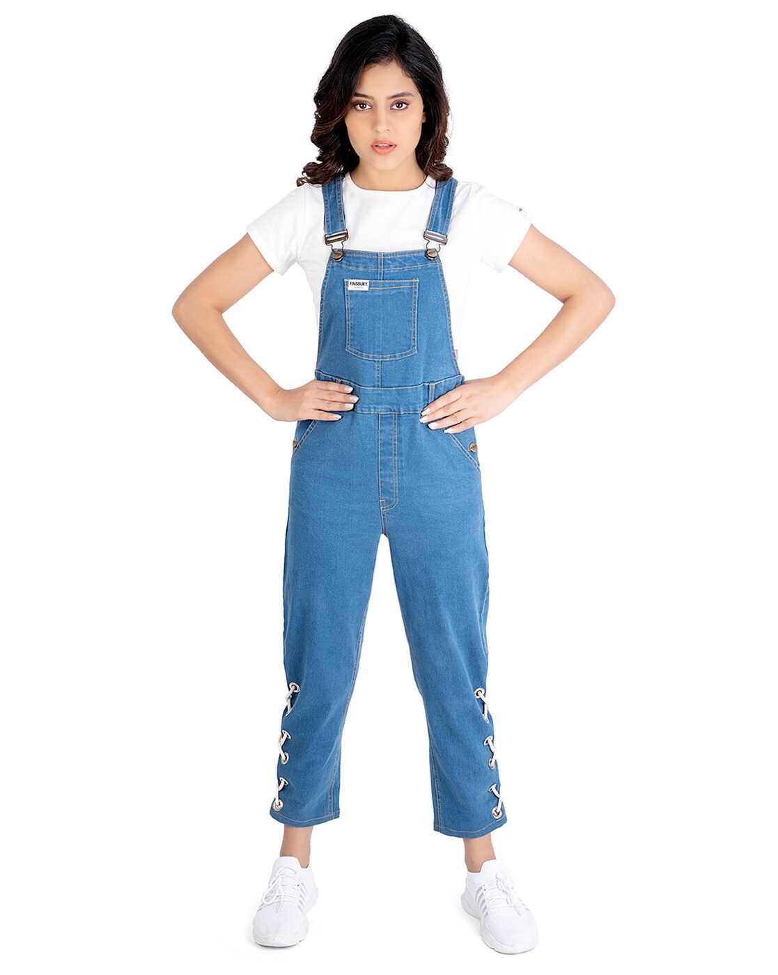 Buy Blue Jumpsuits &Playsuits for Women by Pepe Jeans Online | Ajio.com