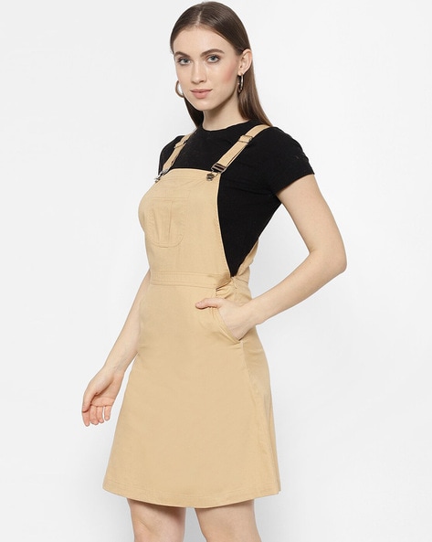 pinafore dress ajio