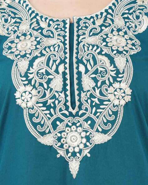 Buy Peacock blue Nightshirts&Nighties for Women by KOI SLEEPWEAR Online