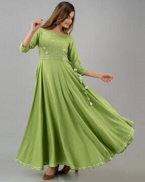 Buy Green Dresses for Women by Kimayra 