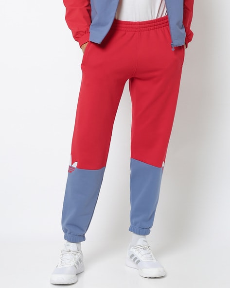 Blue and red joggers new arrivals