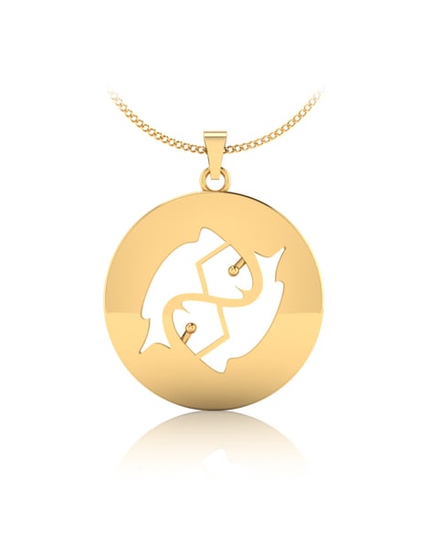 Zodiac Sign Birthstone Gold Necklace – Pineal Vision Jewelry