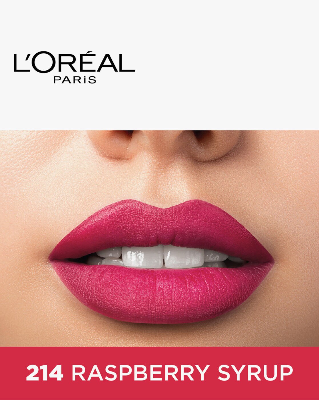 raspberry syrup loreal lipstick