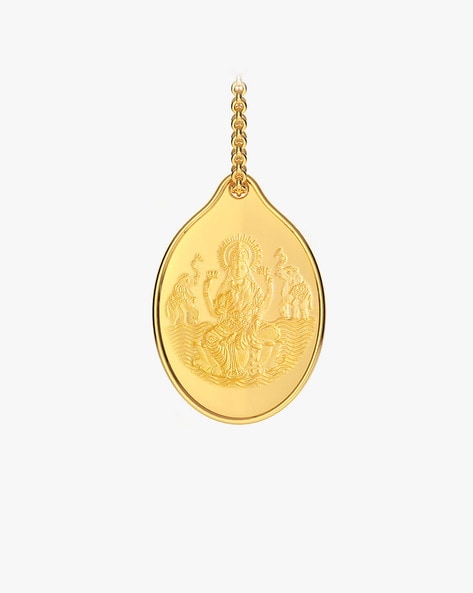 AG200136 - Goldtone Lakshmi Coin Necklace – Kaya Online