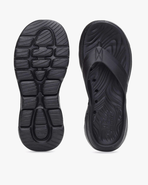 Buy Black Flip Flop Slippers for Men by Skechers Online Ajio