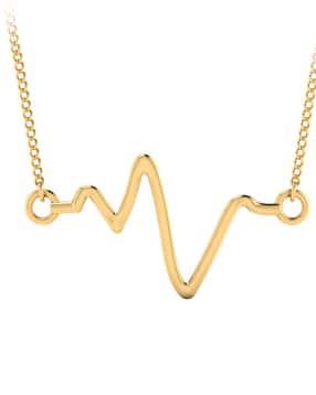 iski uski Heart 18 KT Yellow Gold Pendant-picture-27
