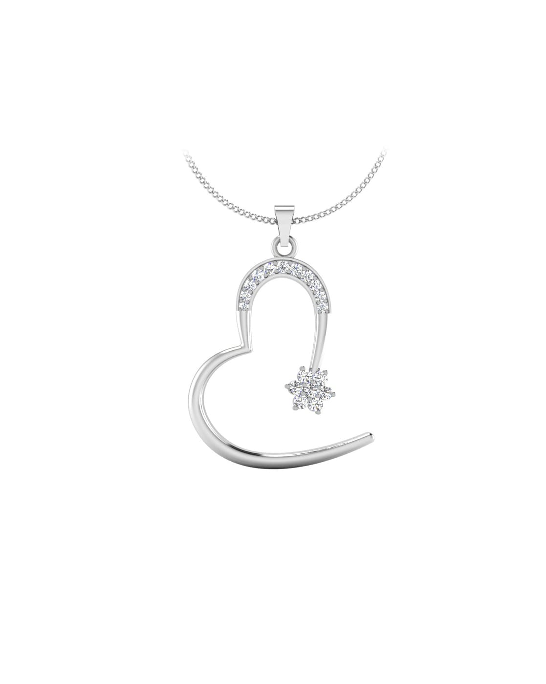 1.00 Diamond Solitaire Halo Pendant Necklace 14 Karat White Gold – Bardys  Estate Jewelry