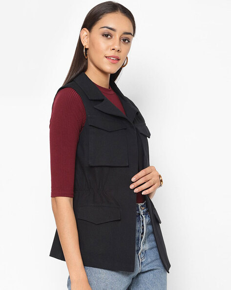 WOMEN'S SLEEVELESS JACKET (SET UP) | UNIQLO IN