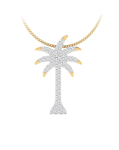 Buy LQRI Tropical Beach Jewelry CZ Palm Tree Pendant Necklace Hawaii Bridal  Beach Jewelry Bridesmaid Gifts (Necklace) at Amazon.in