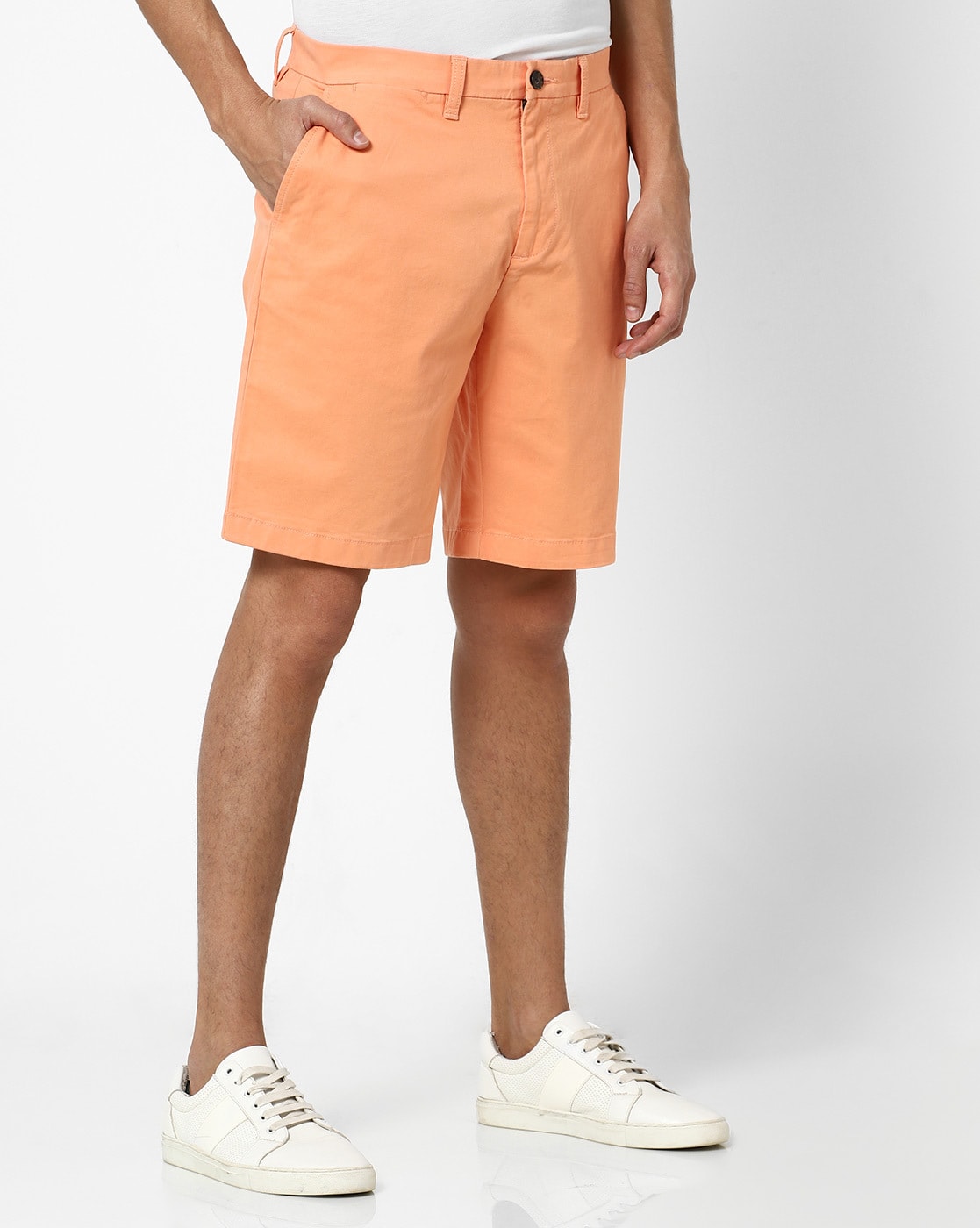 orange tommy hilfiger shorts