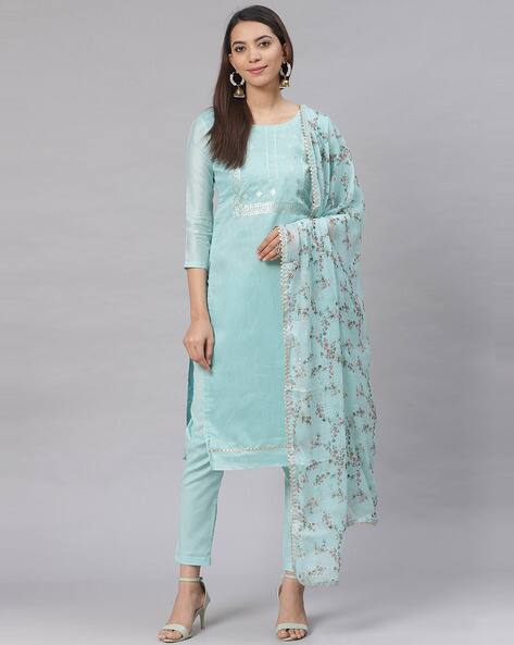 ajio churidar materials