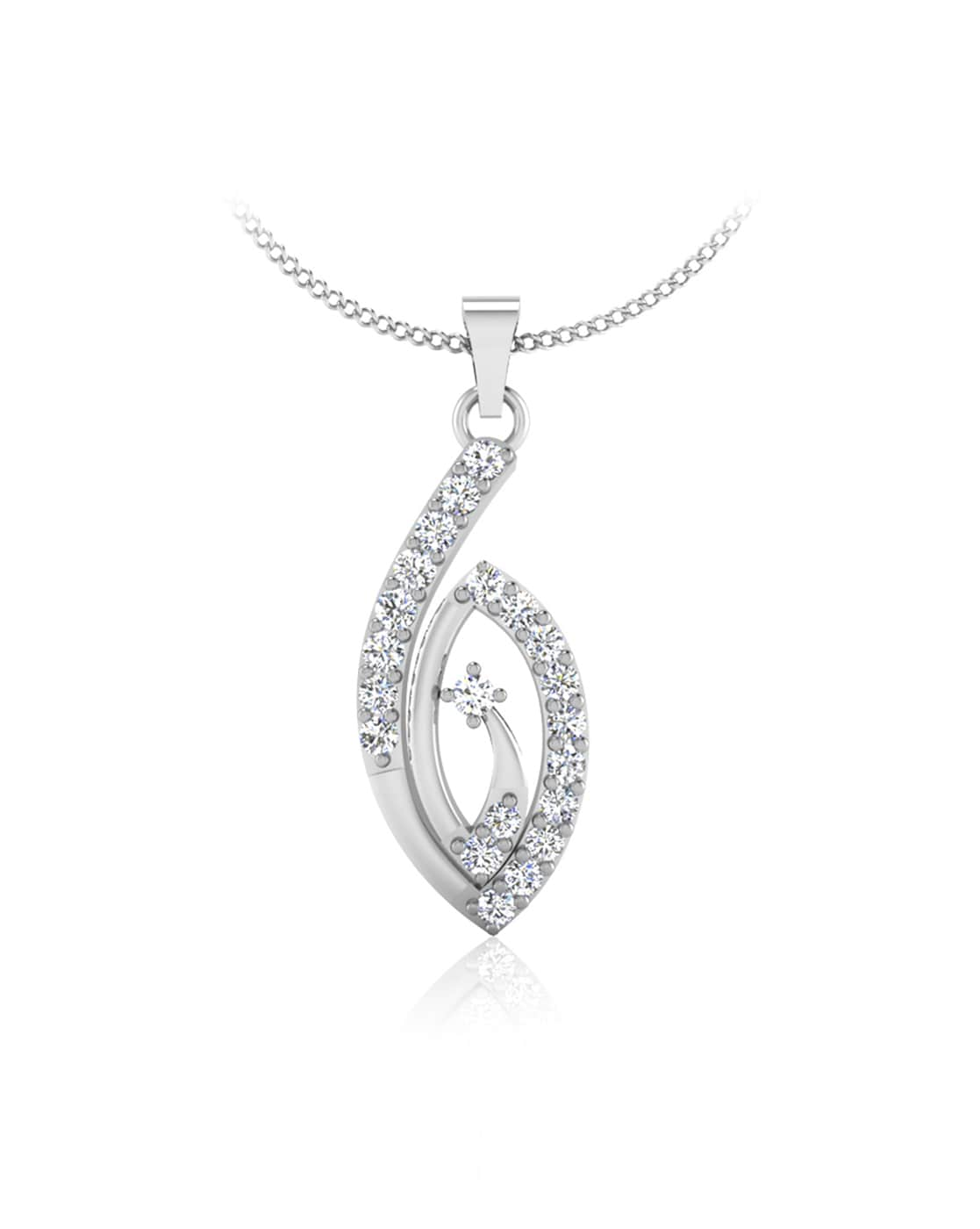 Diamond Double Strand Knot Necklace, White Gold - Graff