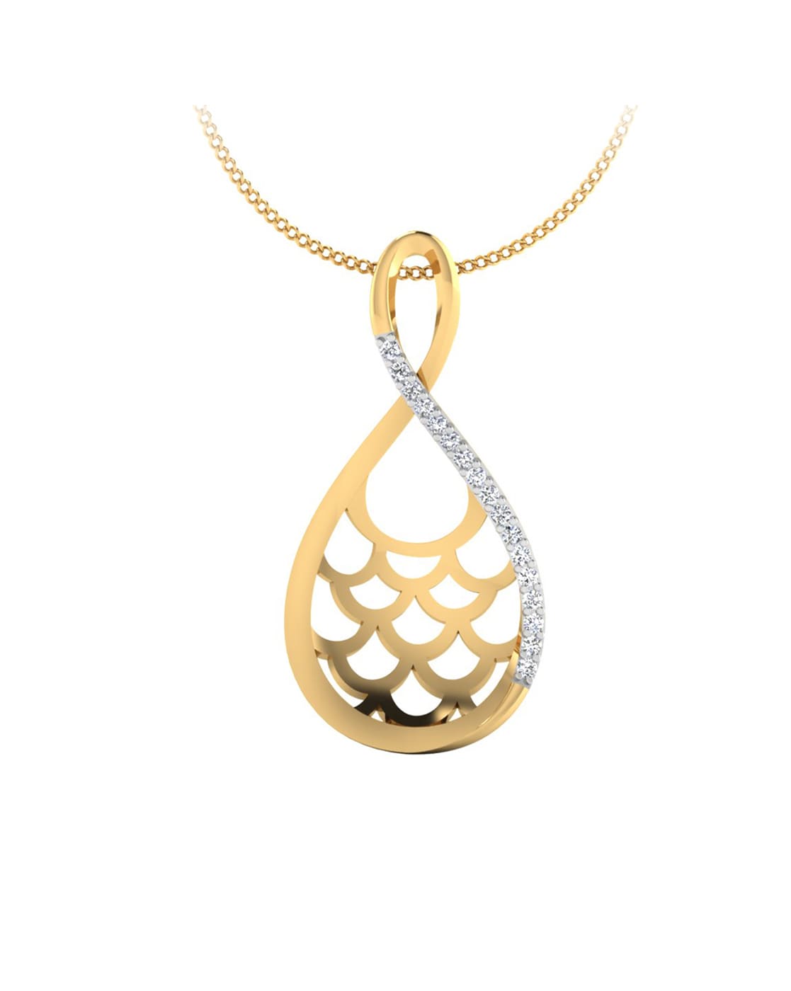 Buy Gold Plated Z Delicate Pearl Pendant - Accessorize India