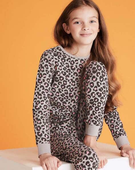 Animal Print T-shirt Pyjama Set