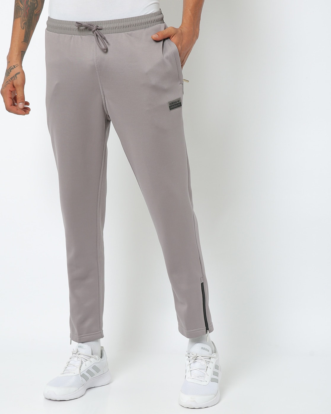 Buy Grey Track Pants For Men By Adidas Originals Online Ajio Com