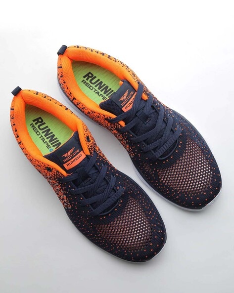 Red tape orange running on sale shoes