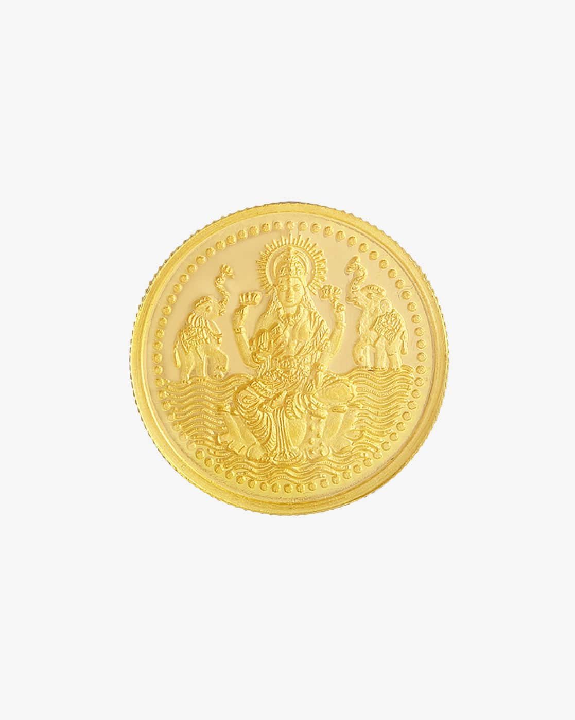 Malabar Gold & Diamonds 24K 999 2 gms Laxmi Gold Coin For Women (Gold, FreeSize)