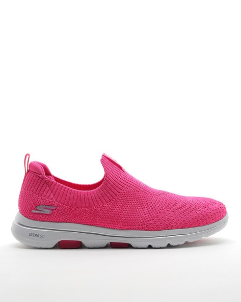 Skechers ultra best sale go mens pink