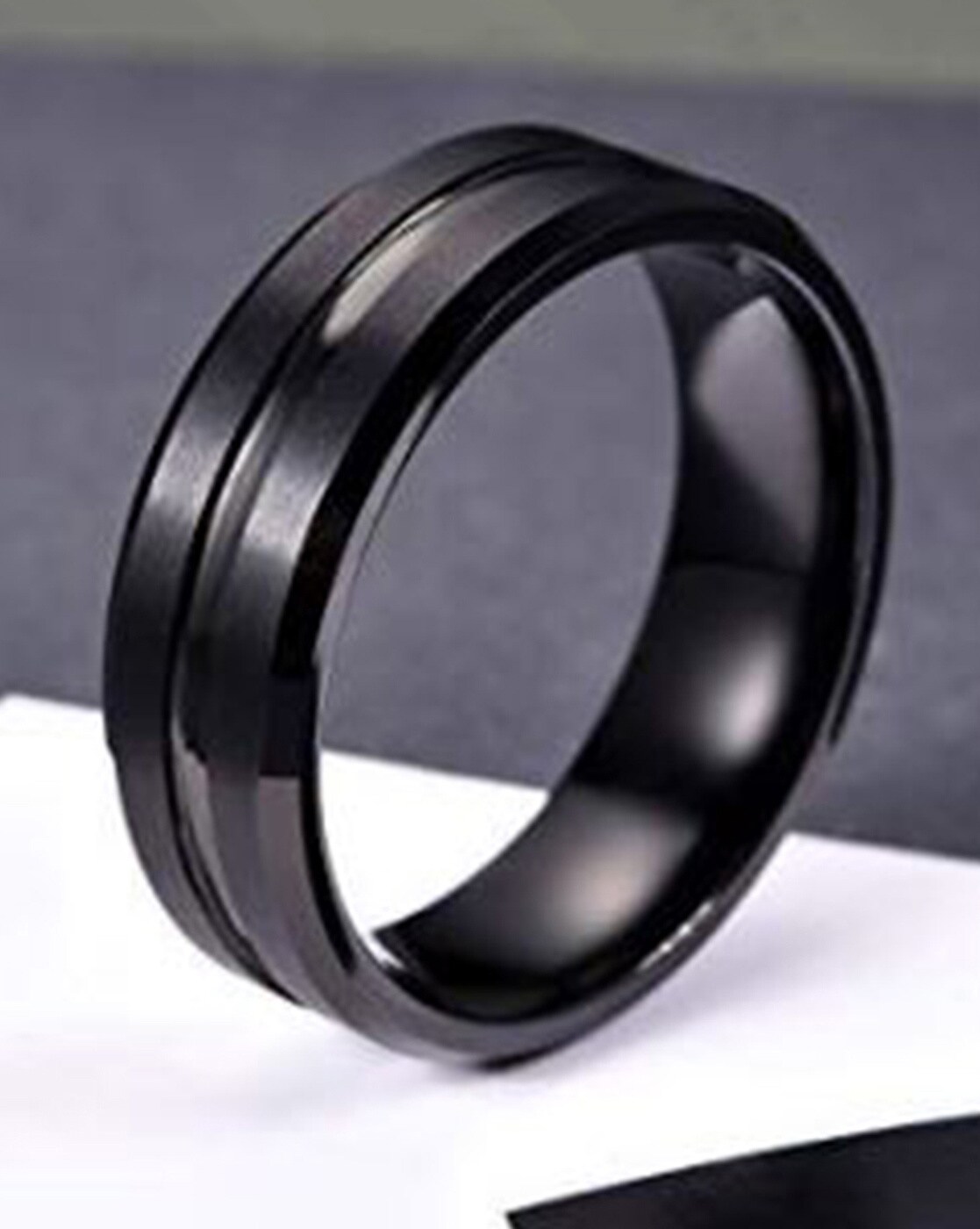 Ebony Wood Ring - Warren Rings