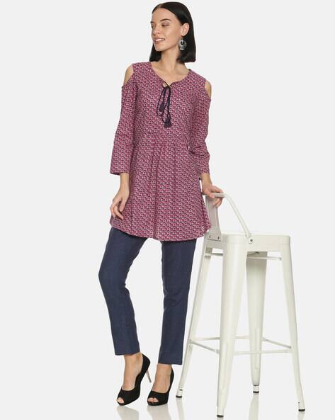 saffron threads kurtis