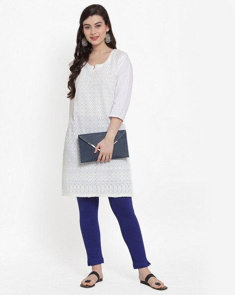 Buy Blue Leggings for Women by Tag 7 Plus Online