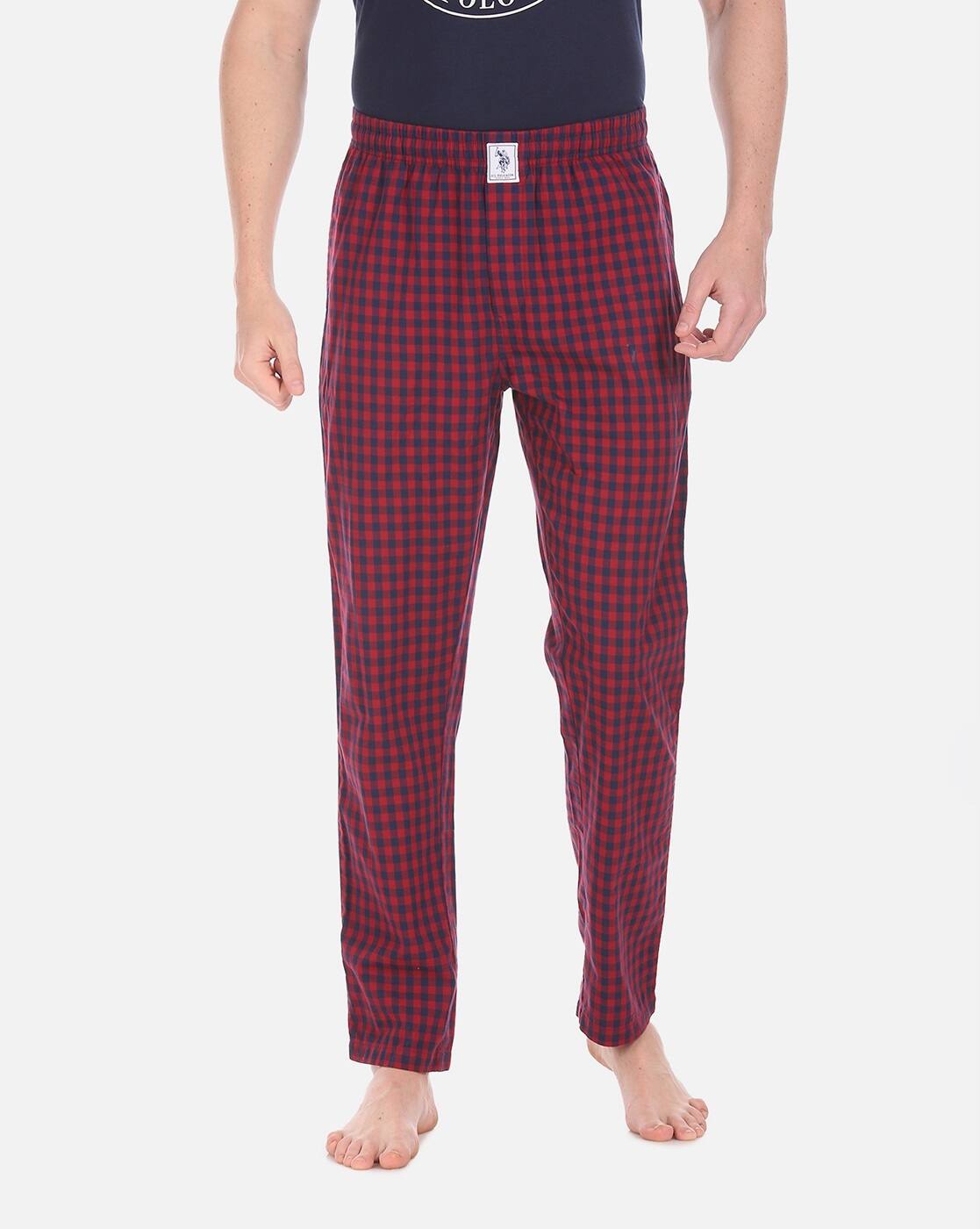 Buy Red Pyjamas for Men by U.S. Polo 