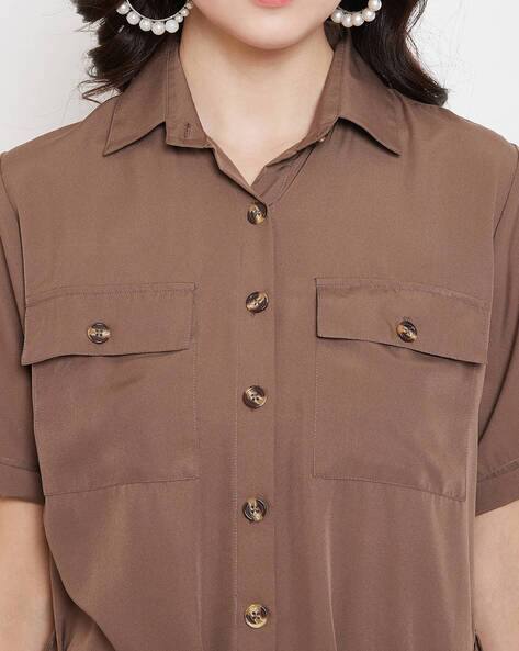 gray dress shirt womens