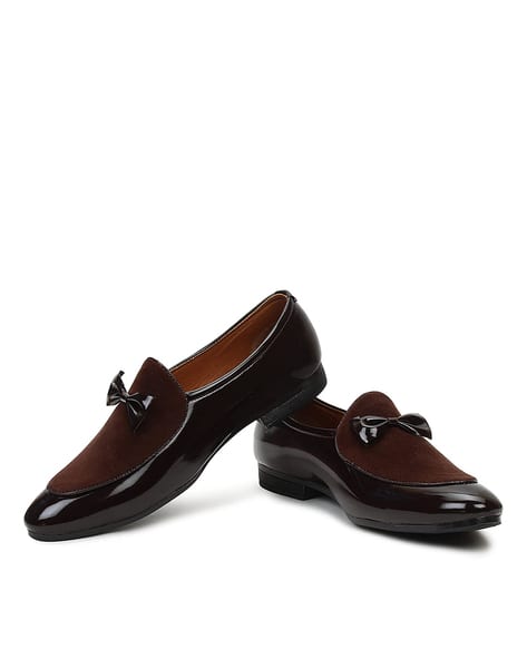 Loafers with Bow Detail