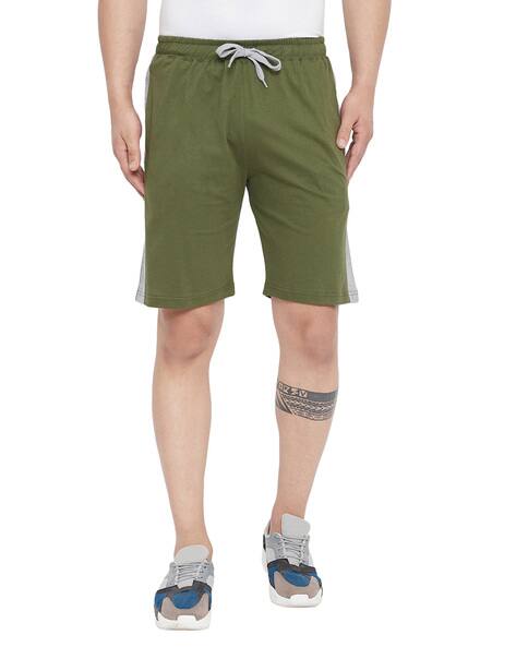 Buy Green Shorts \u0026 3/4ths for Men by 