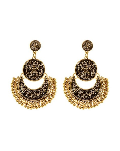 Paola Attractive Gold Plated Stylish Party Wear Dangle Earring For Women  Girl