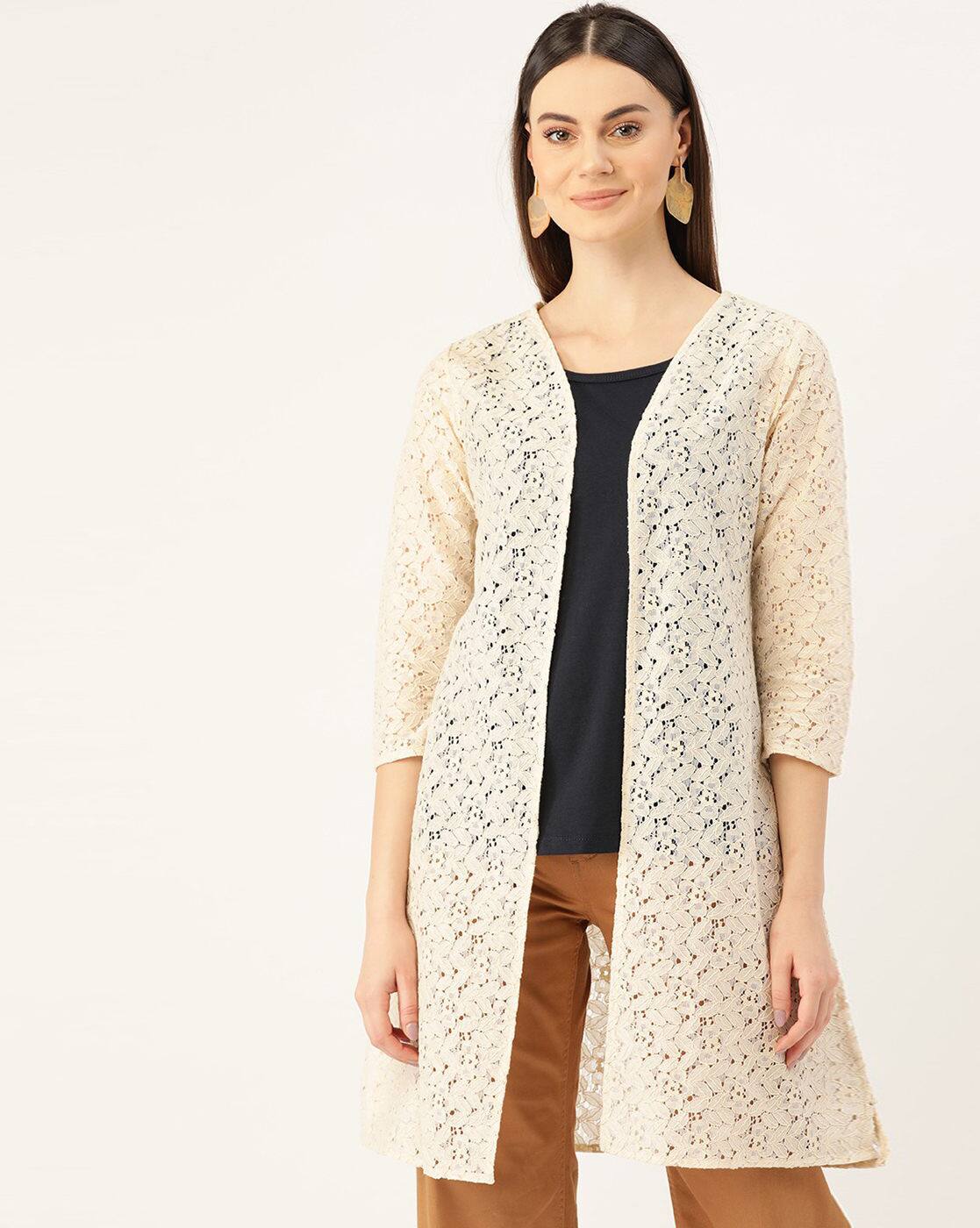 Buy Beige Shrugs \u0026 Jackets for Women by 