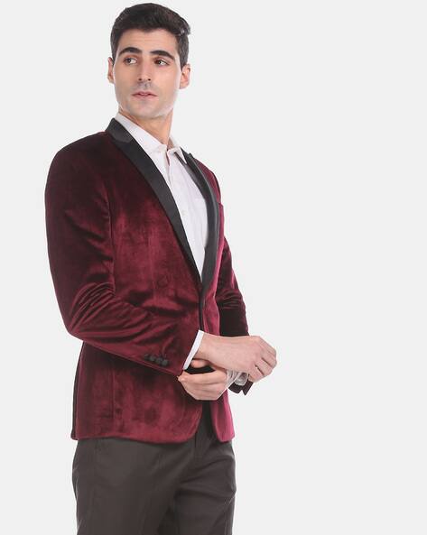 arrow maroon blazer