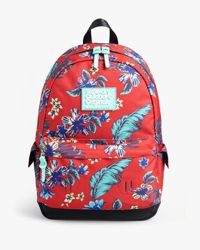 Floral superdry shop backpack