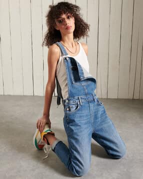 superdry Washed Dungarees with Insert Pockets-picture-47