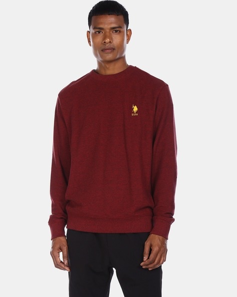 Maroon deals polo sweater