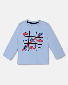 Graphic Print Round-Neck T-shirt