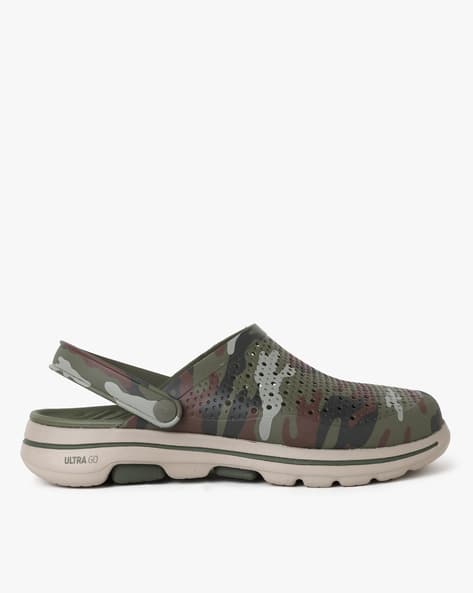 Go Walk Camouflage Print Slip-On Casual Shoes