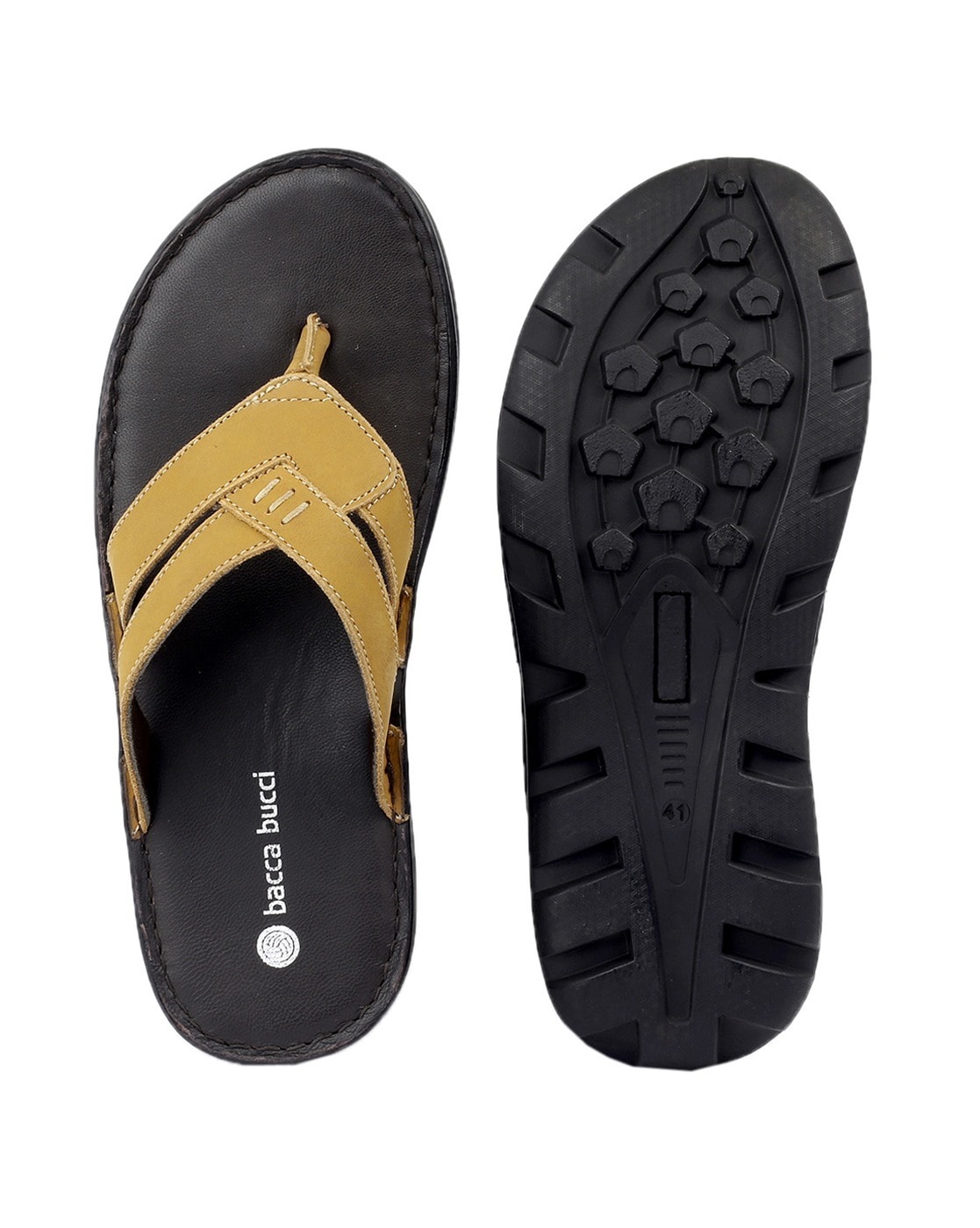 Buy Black Sandals for Men by BACCA BUCCI Online | Ajio.com