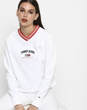 Tommy sweatshirt deals womens