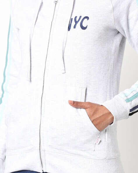 Women Hoodie with Half-Zip Closure