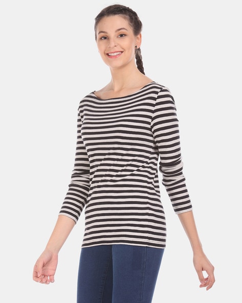 Gap black and white striped clearance shirt