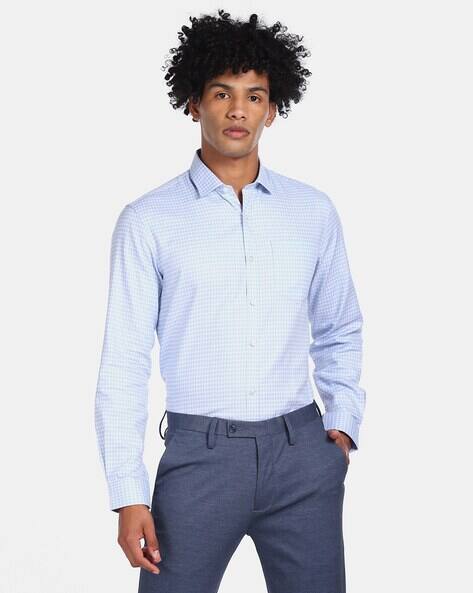 Buy Blue Shirts for Men by EXCALIBUR Online | Ajio.com