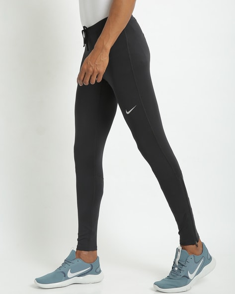 Nike Dri-FIT Essential Men's Running Tights - Smoke Grey