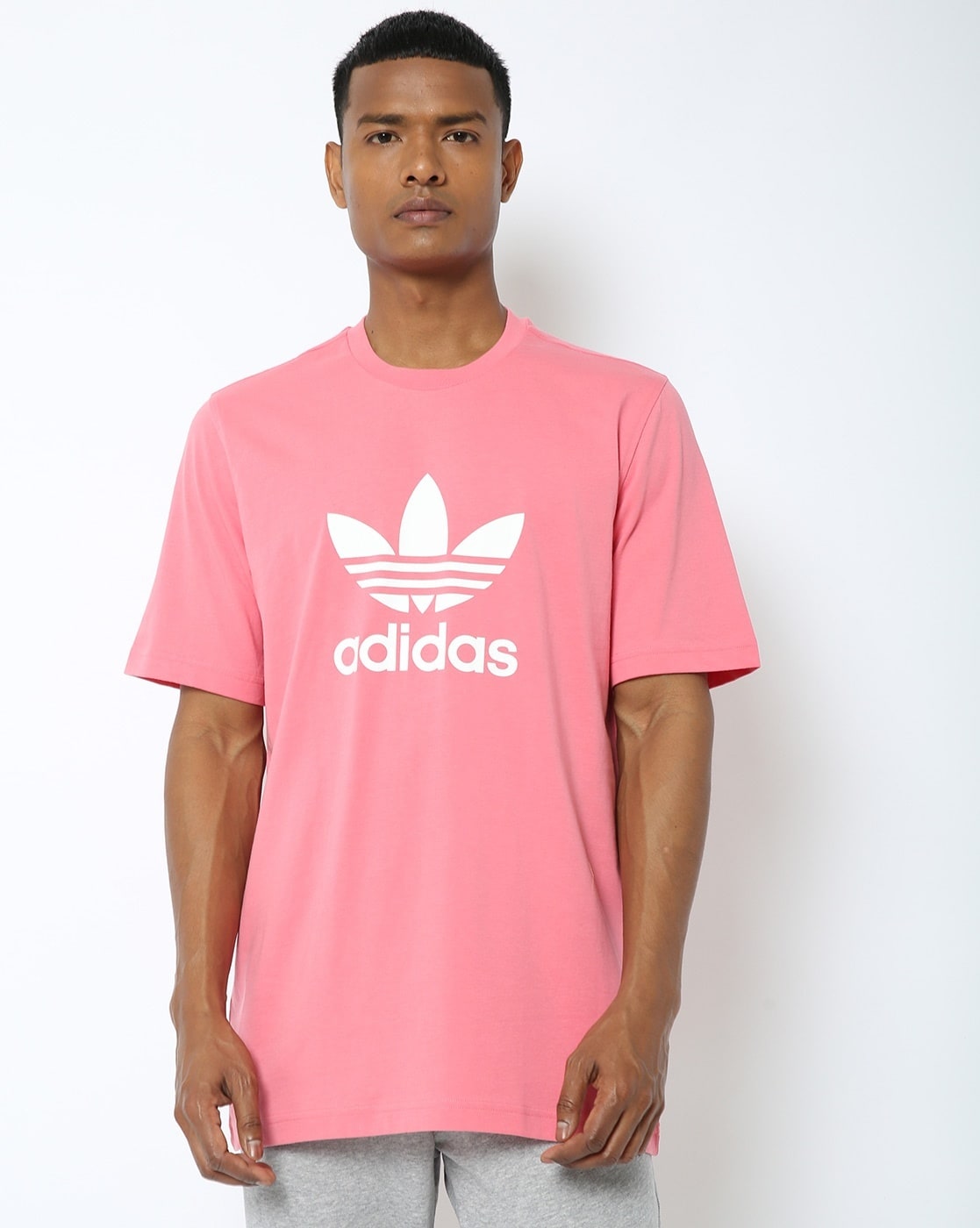 adidas pink tee shirt