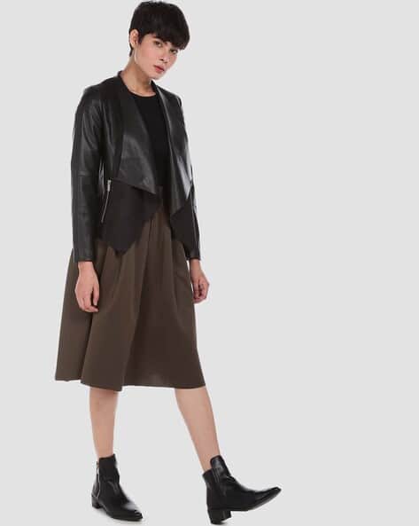 black waterfall jacket womens