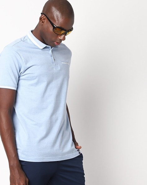 Polo T-shirt with Contrast Tipping