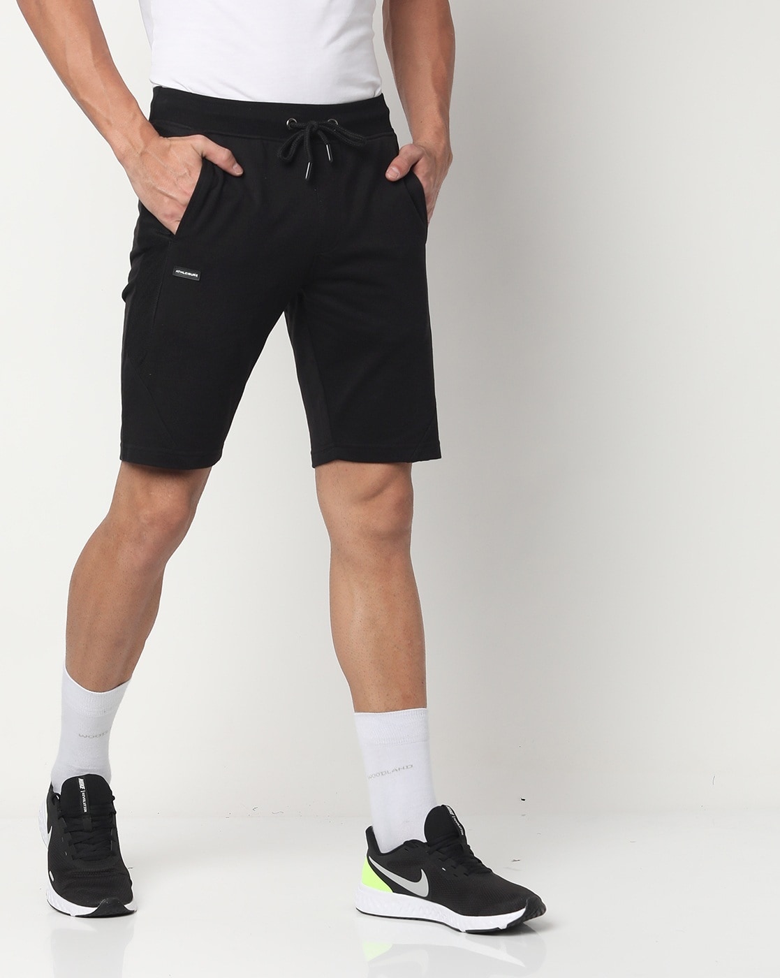 nike optic shorts black